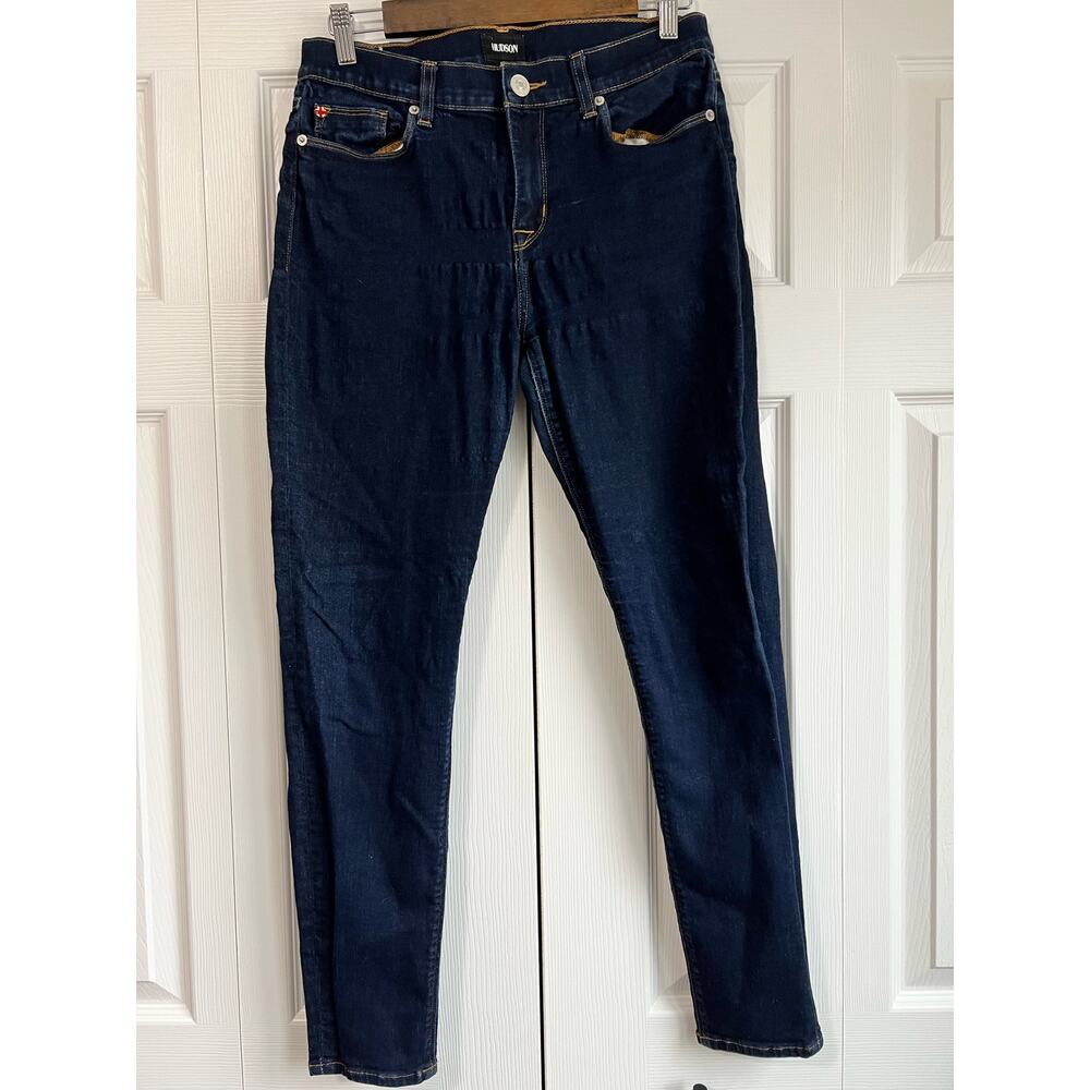 Hudson Natalie Super Skinny Jean Blue Size 29 Stretchy Dark Denim